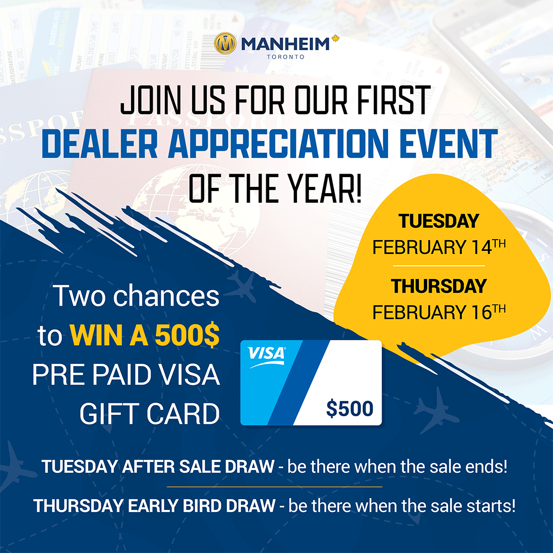 Manheim Toronto Digital Auction Page